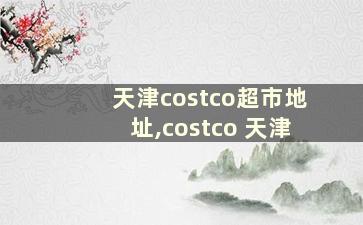 天津costco超市地址,costco 天津